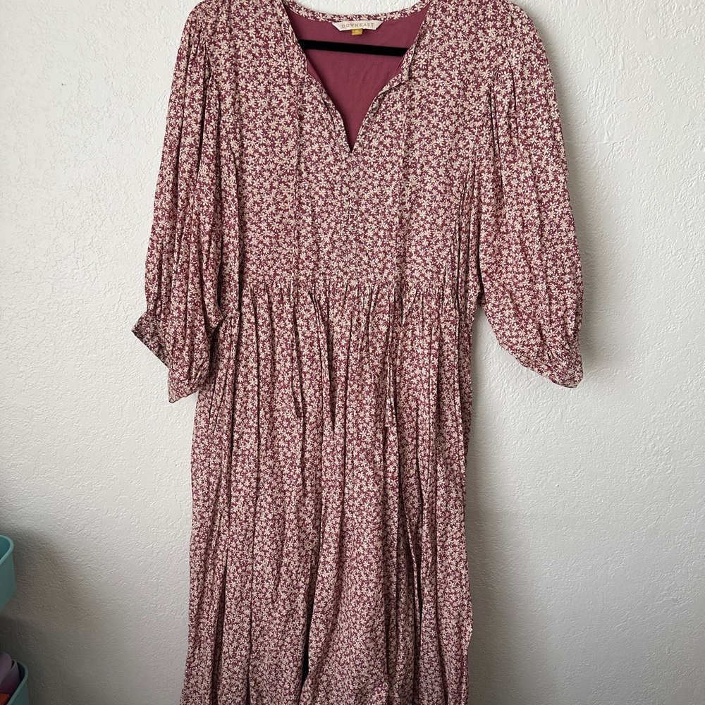 DownEast Zoe Floral Midi Dess